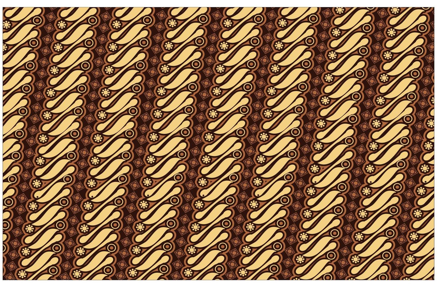 Batik pattern traditional java bali indonesia art vector illustrations