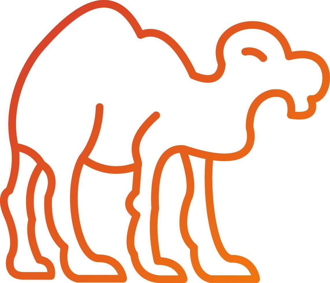 Camel Icon Style vector