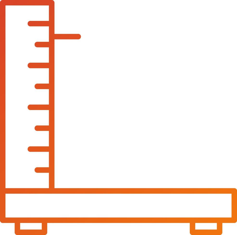 Height Check Icon Style vector
