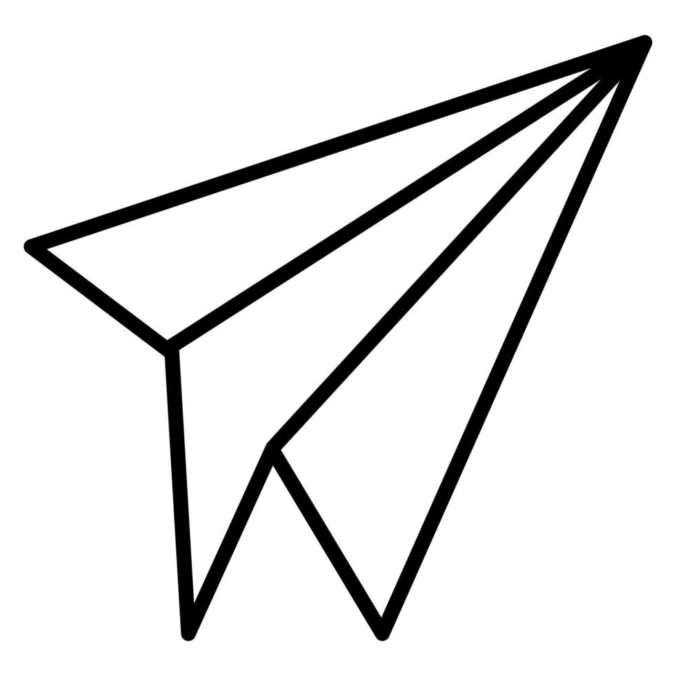 Paper Plane vector icon