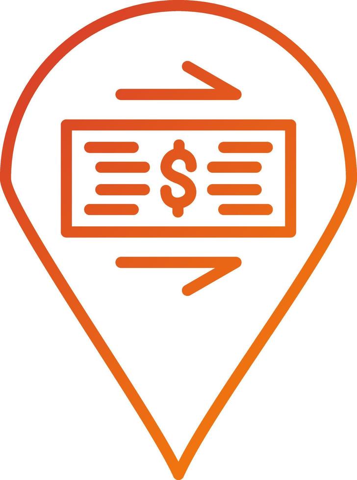 Transaction Tracker Icon Style vector