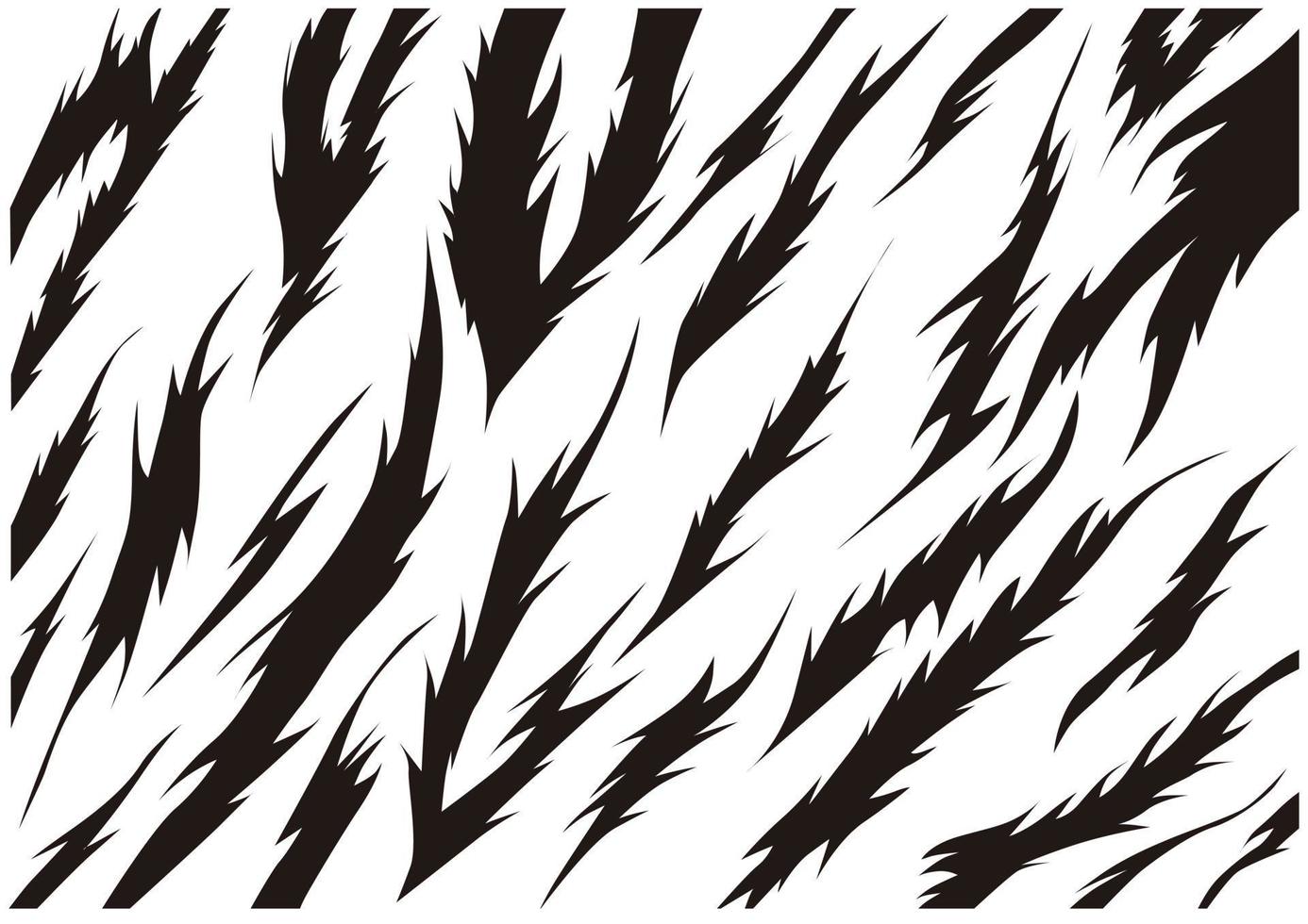 Tiger Pattern Vector Image Illustrations