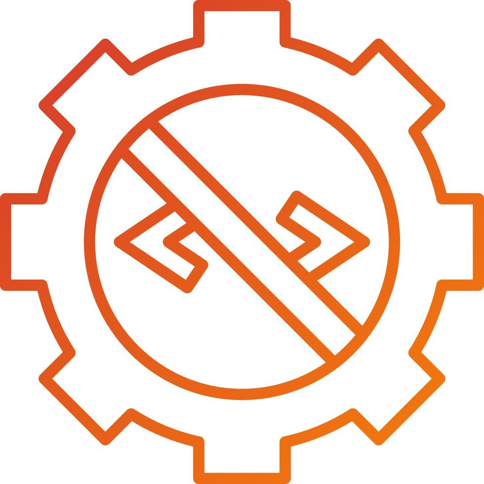 No Code Icon Style vector