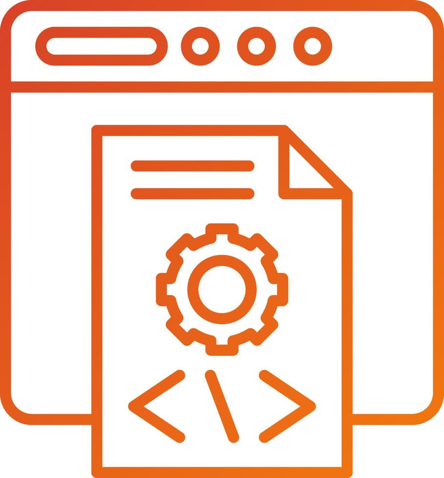 Application Programming Interface Icon Style vector
