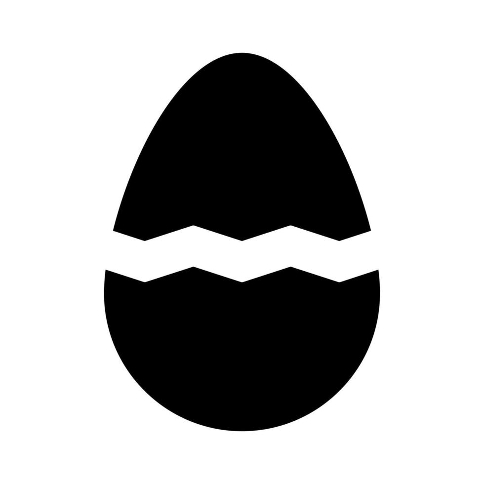 Cracked Egg vector icon