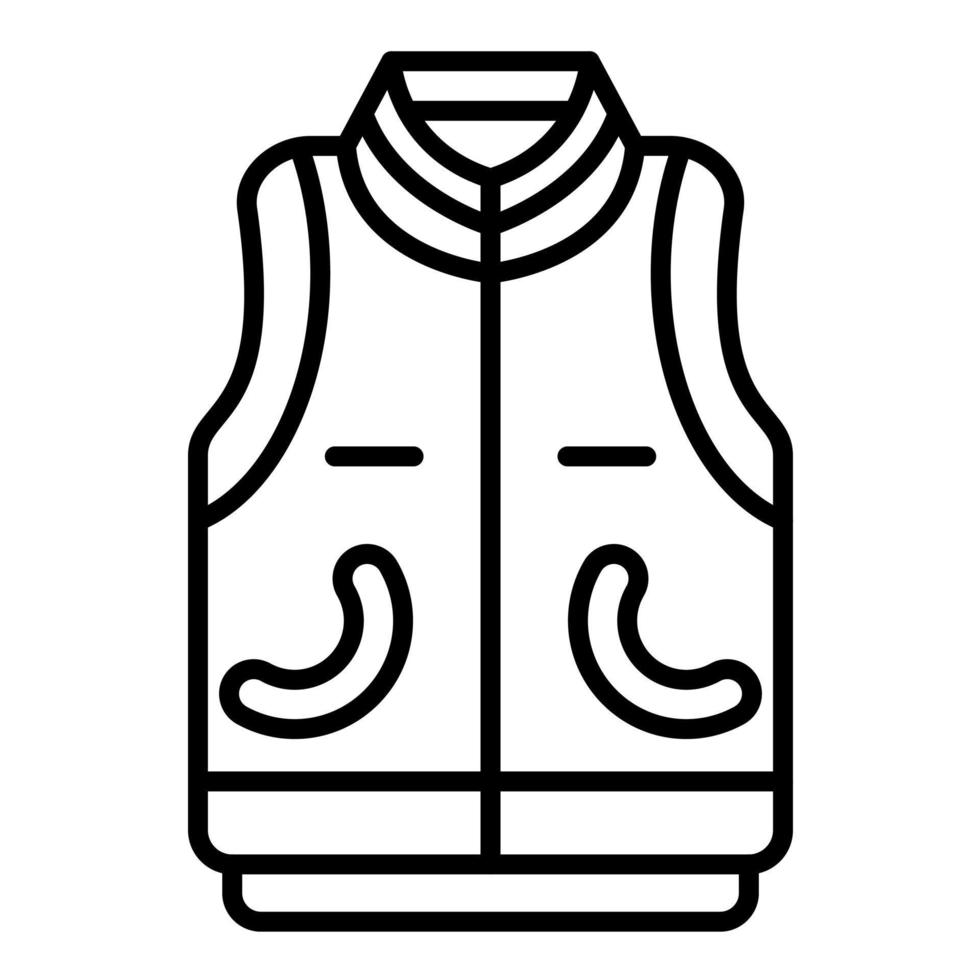 Coat Vest vector icon
