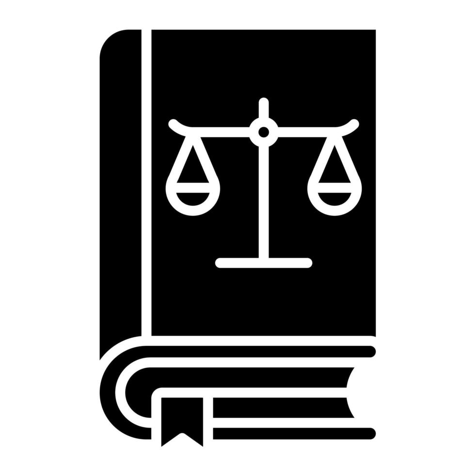 Law Book vector icon