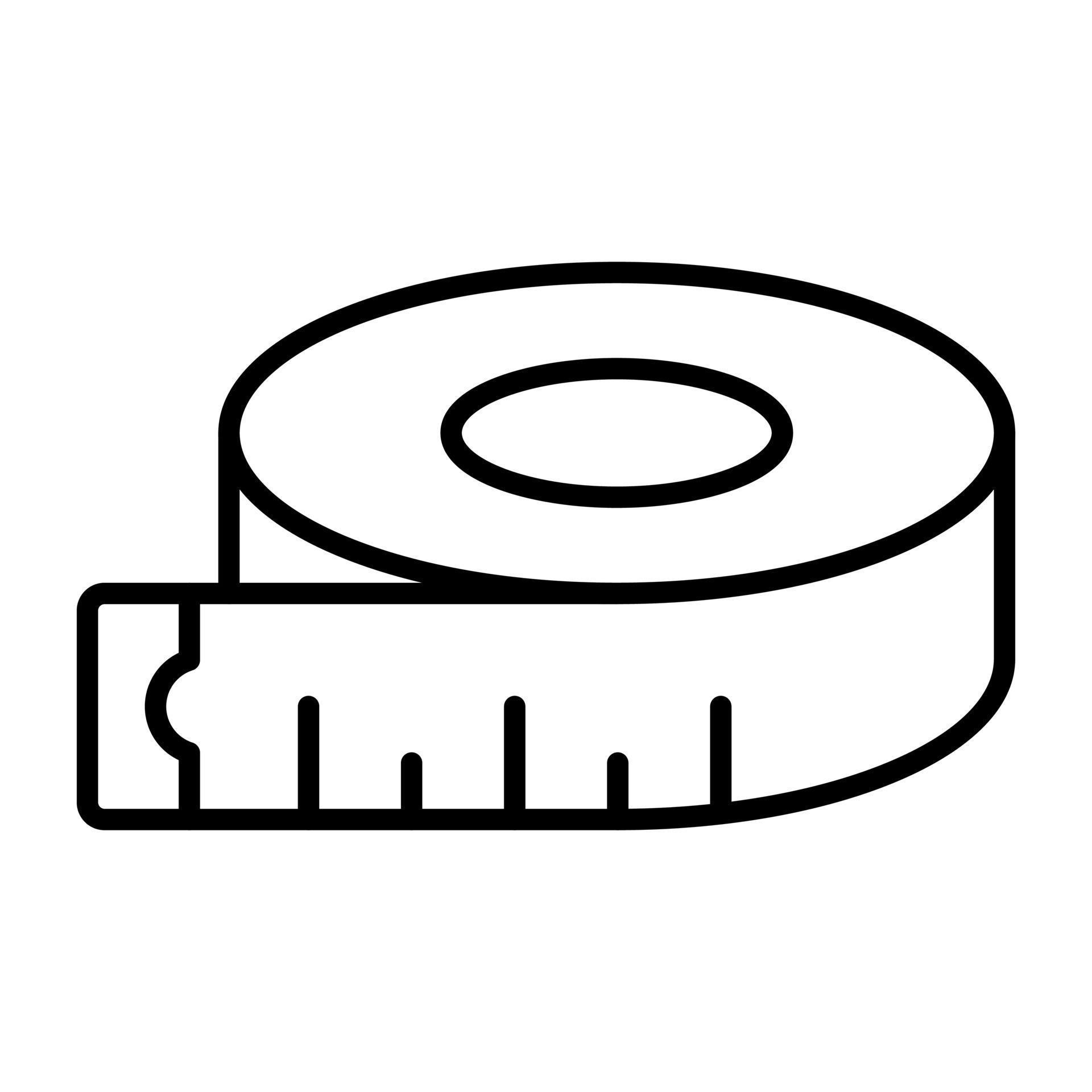 Measuring Tape vector icon 21655895 Vector Art at Vecteezy