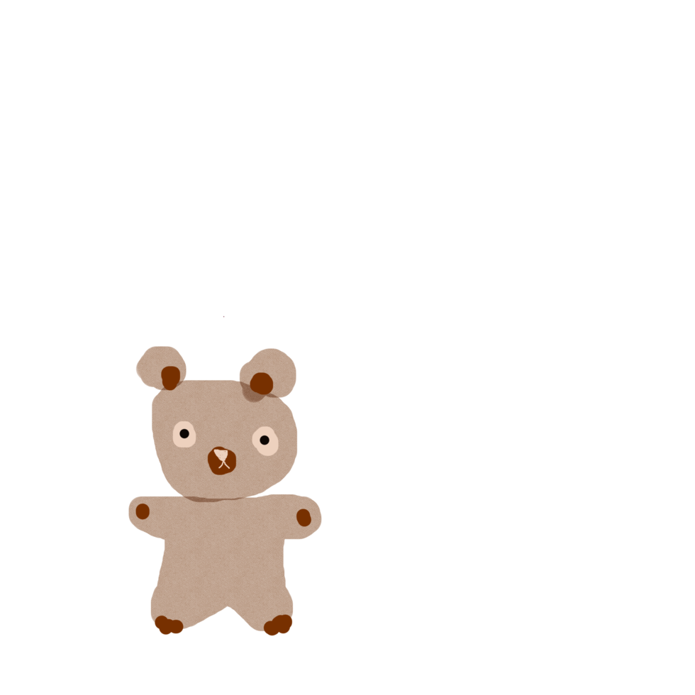 Bear doll cute PNG