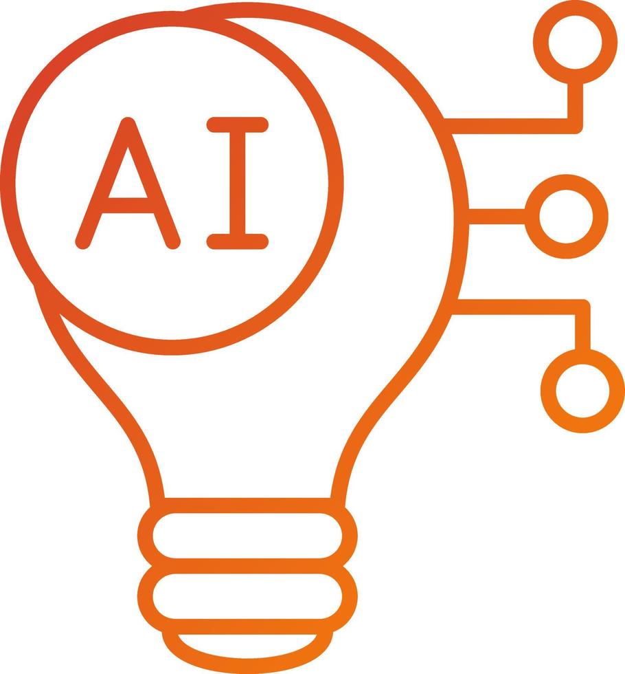 Artificial Light Icon Style vector