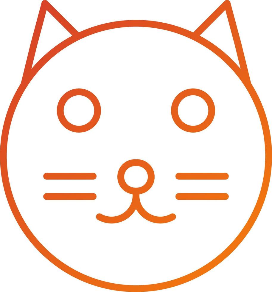 Cat Icon Style vector