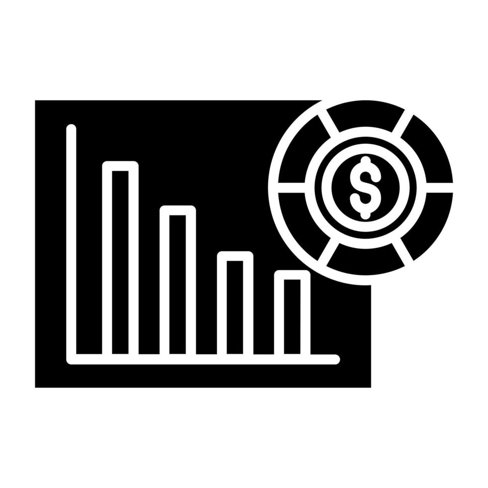 Blue Chip Stocks Icon Style vector