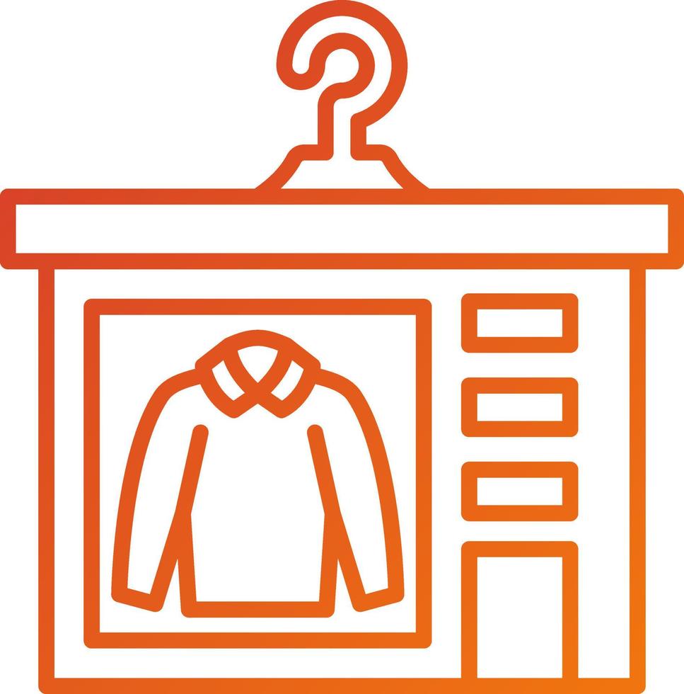 Fashion Store Icon Style vector
