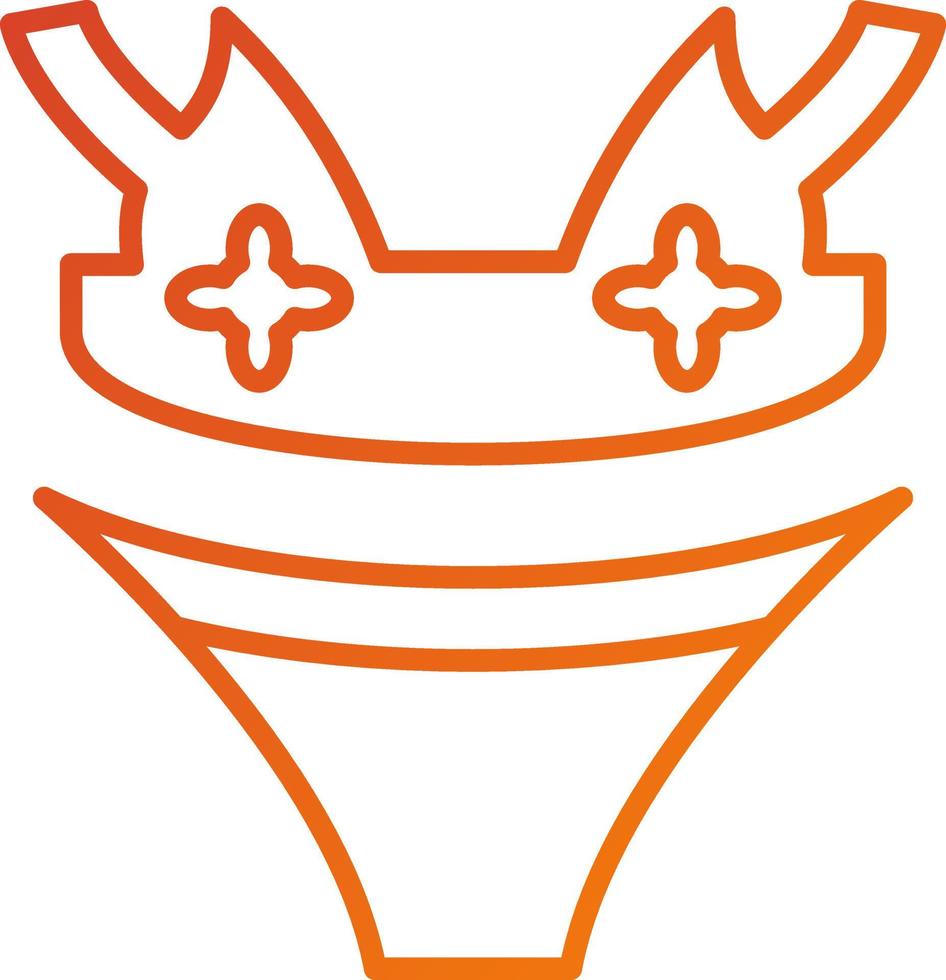 Bikini Icon Style vector
