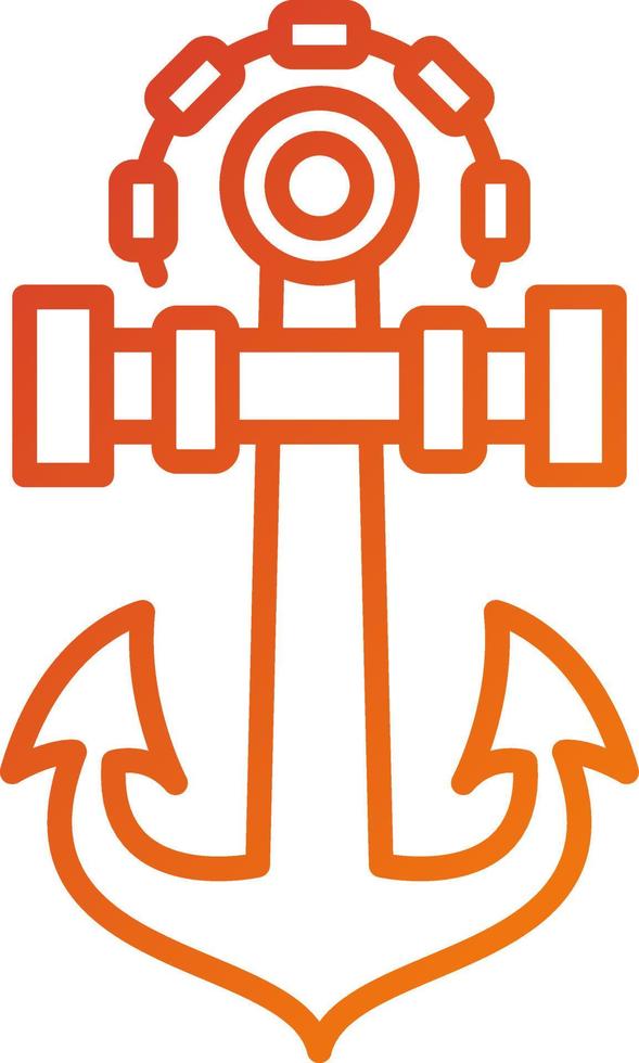Anchor Icon Style vector