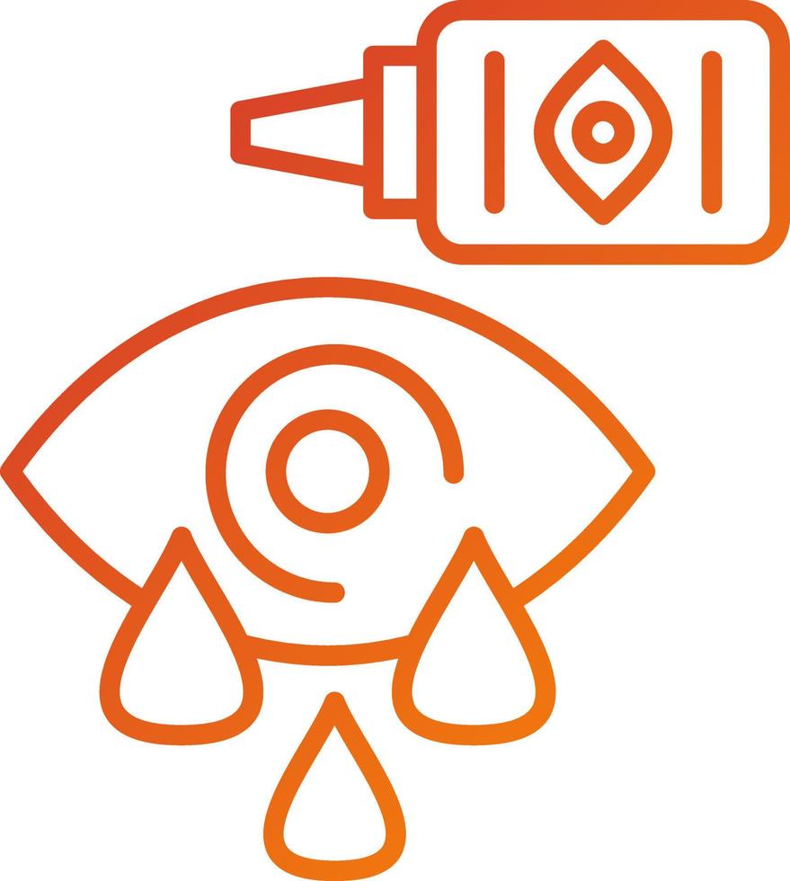Artificial Tears Icon Style vector