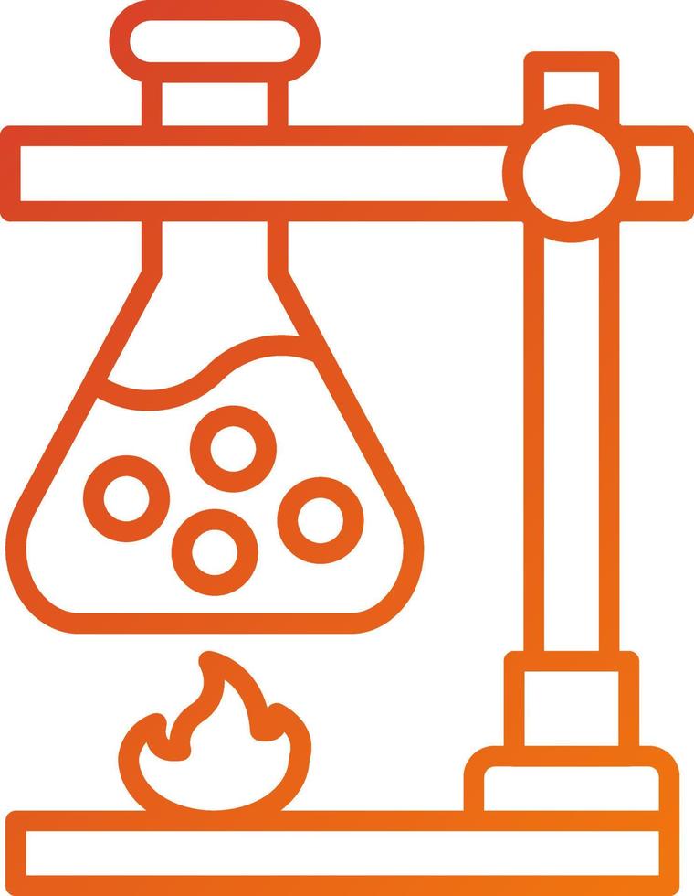 Lab Burner Icon Style vector
