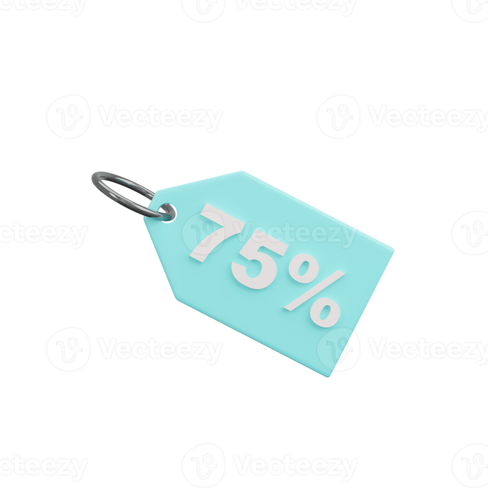 3d render Sale tag on pastel background.discount sale, promotion in social media. png