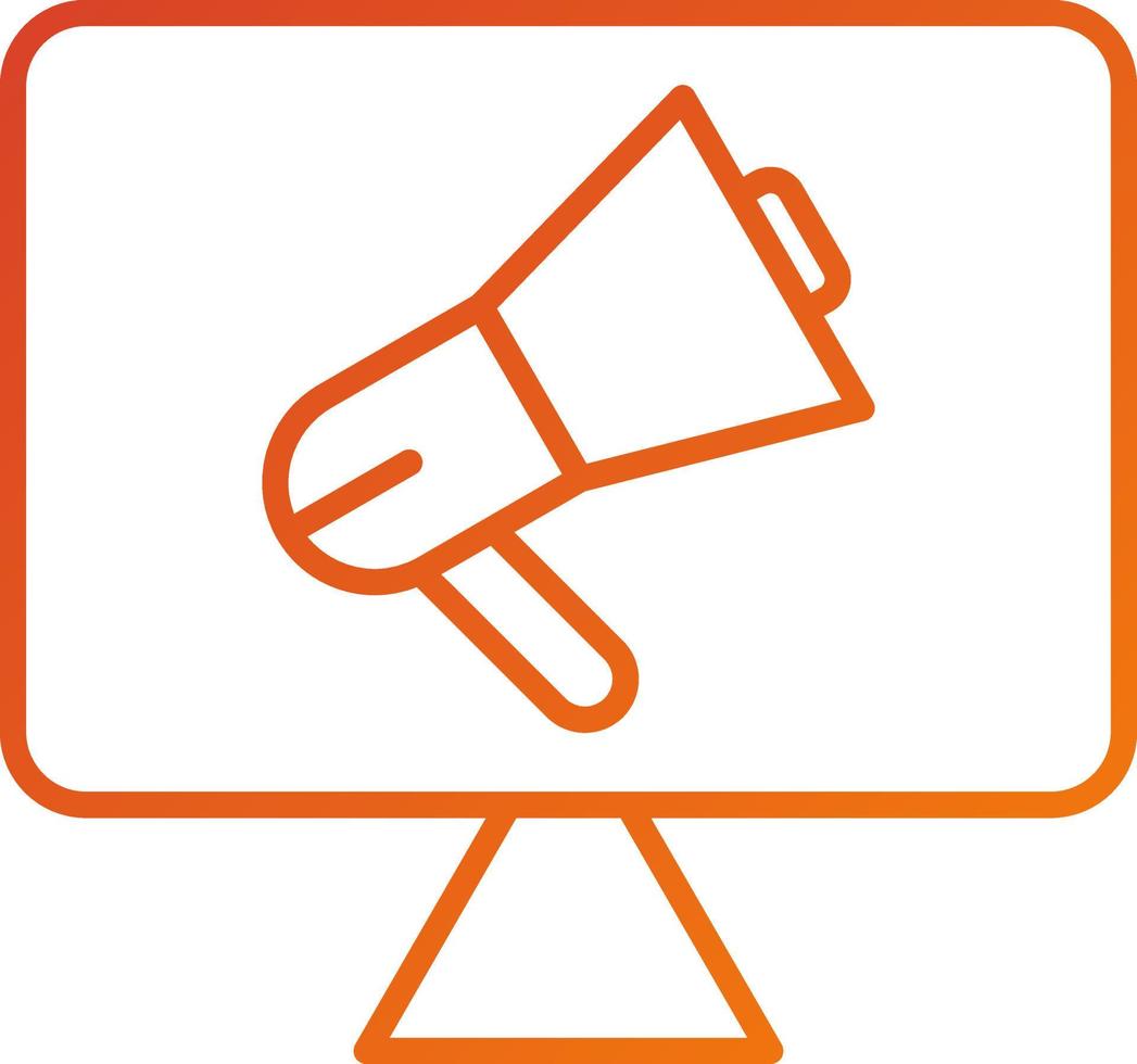 Digital Marketing Icon Style vector