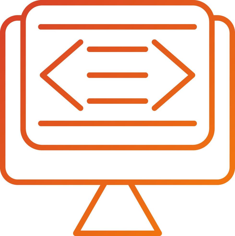 Meta Description Icon Style vector