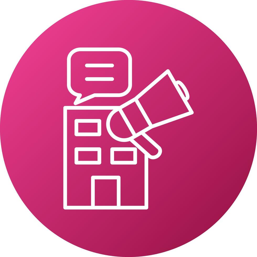 PR Firm Icon Style vector