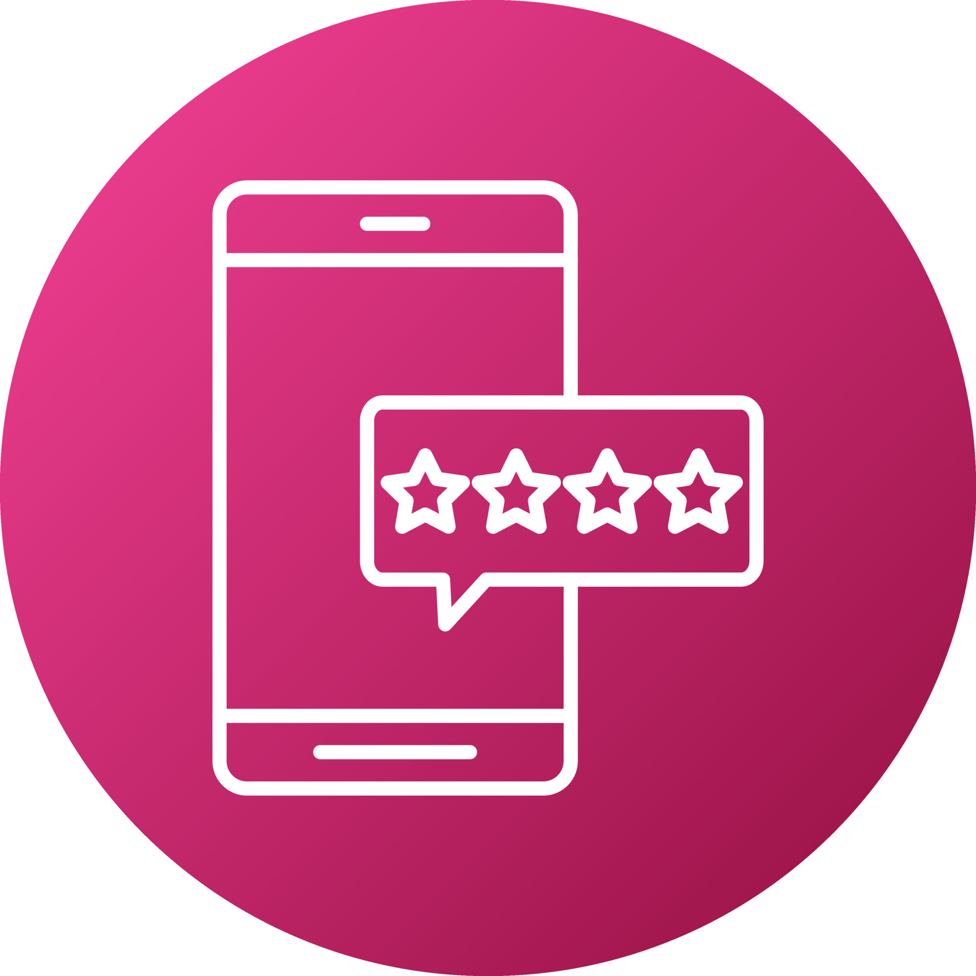 App Rating Icon Style 21656720 Vector Art at Vecteezy