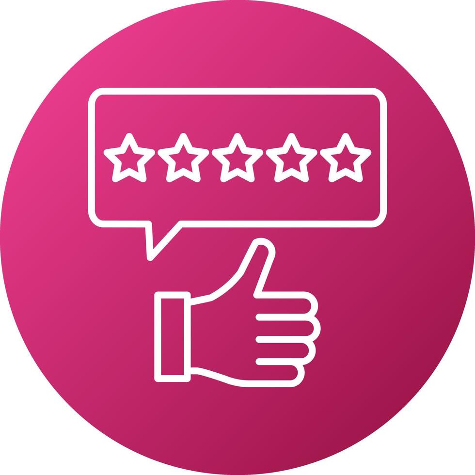 Customer Feedback Icon Style vector