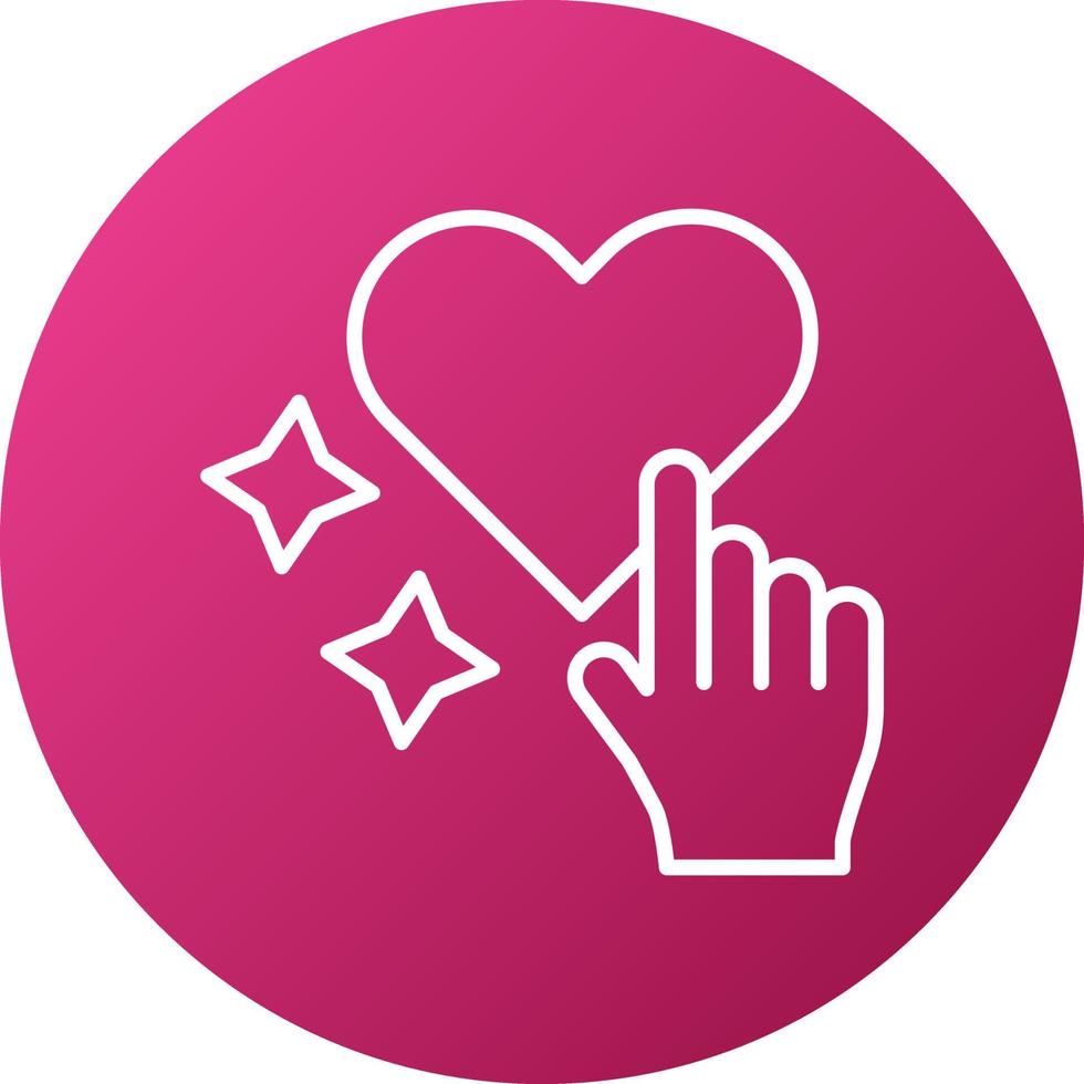 Please Like Icon Style vector