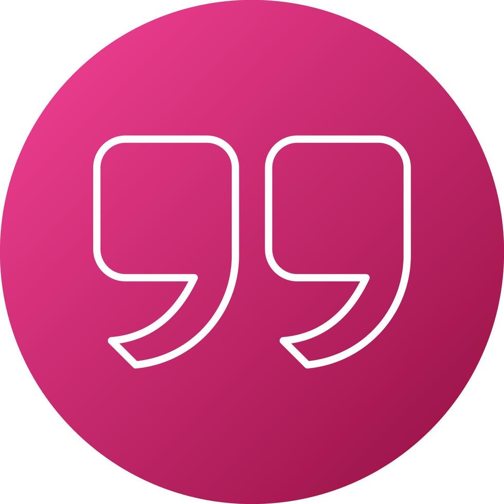 Quote Icon Style vector