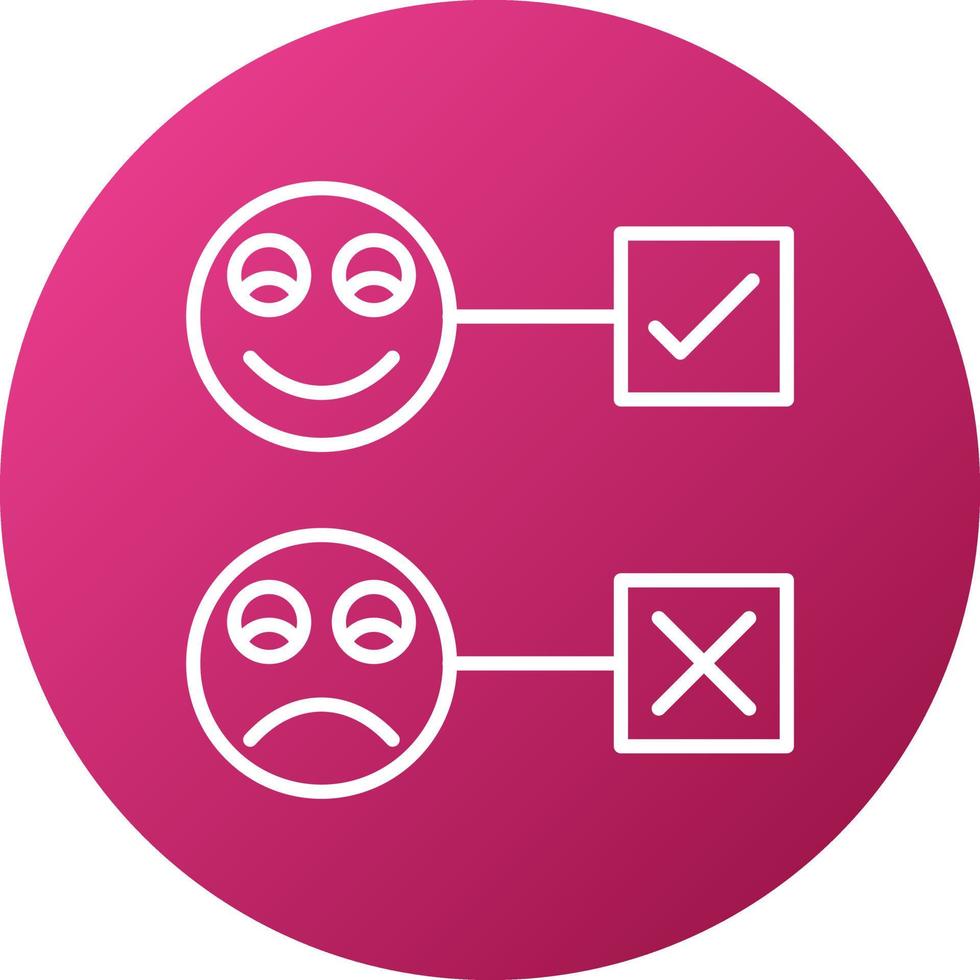Satisfaction Survey Icon Style vector