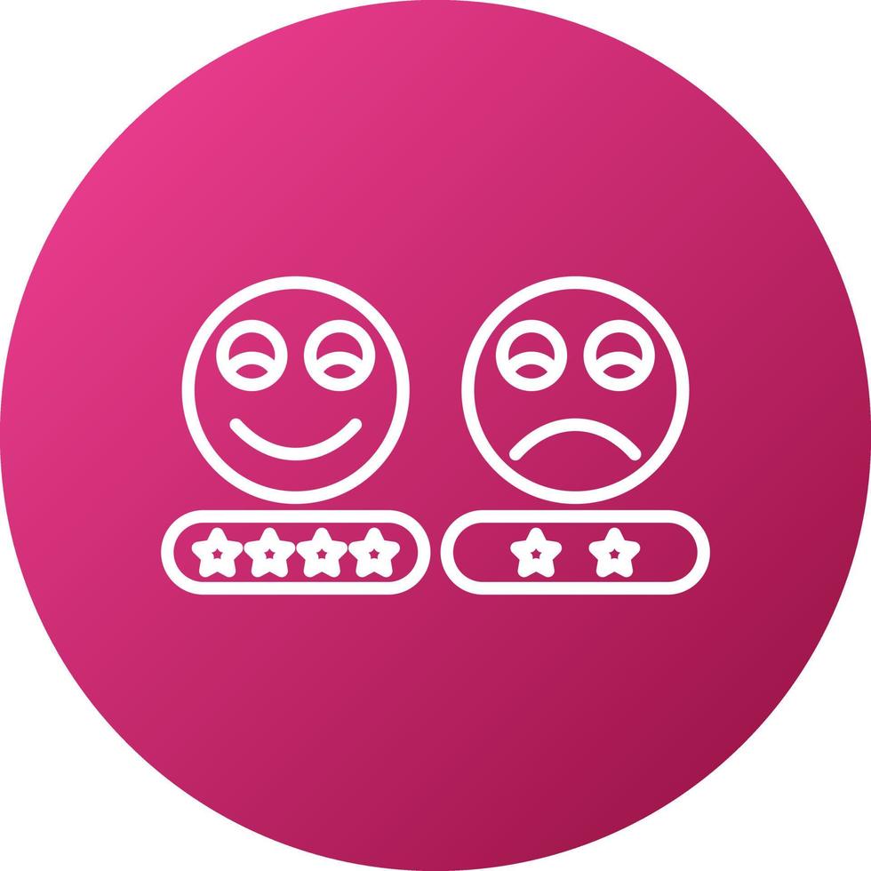 Satisfaction Level Icon Style vector