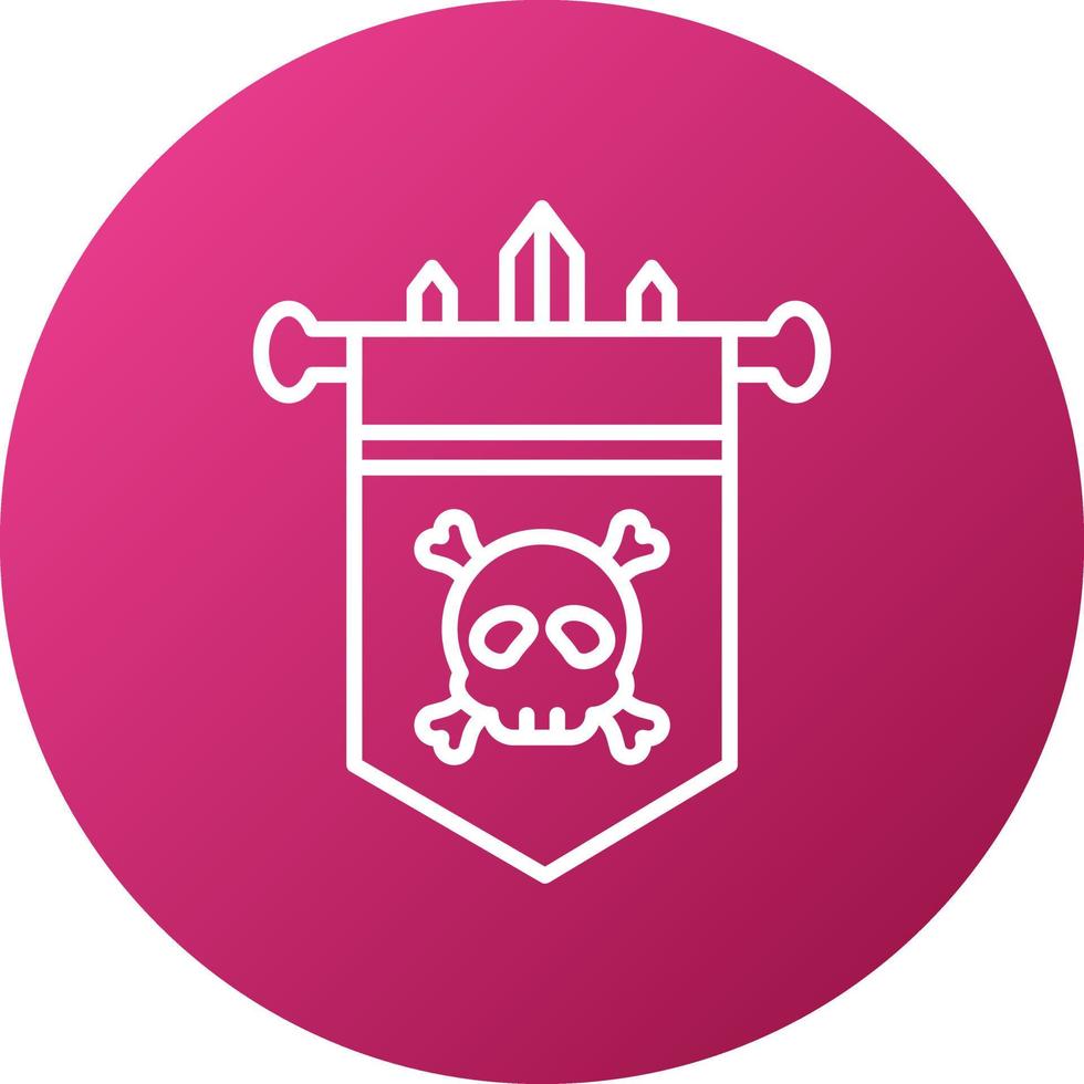 Battle Flag Icon Style vector