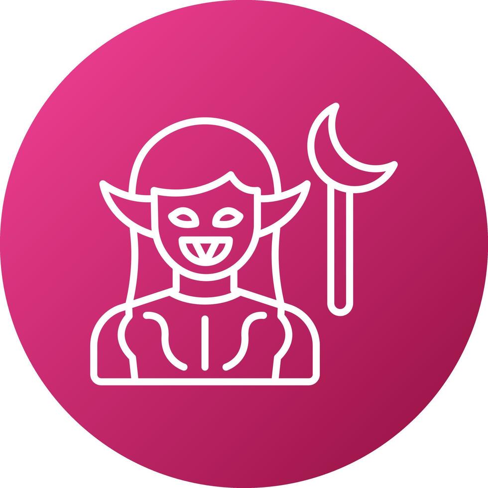 Dark Elf Icon Style vector