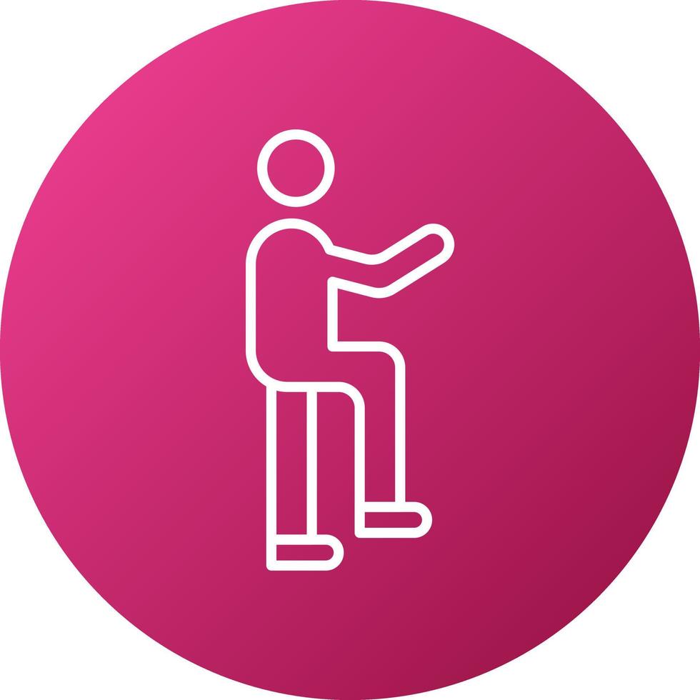 Body Language Icon Style vector