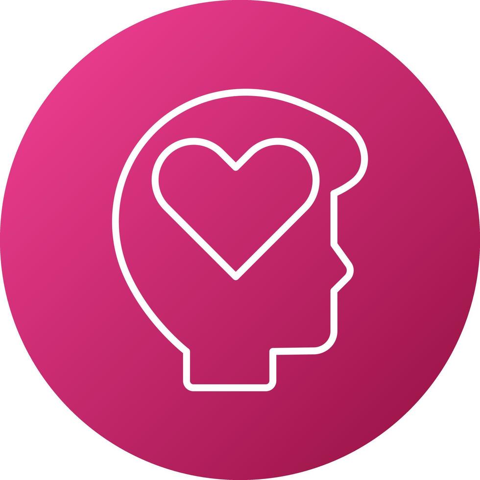 Emotional Intelligence Icon Style vector