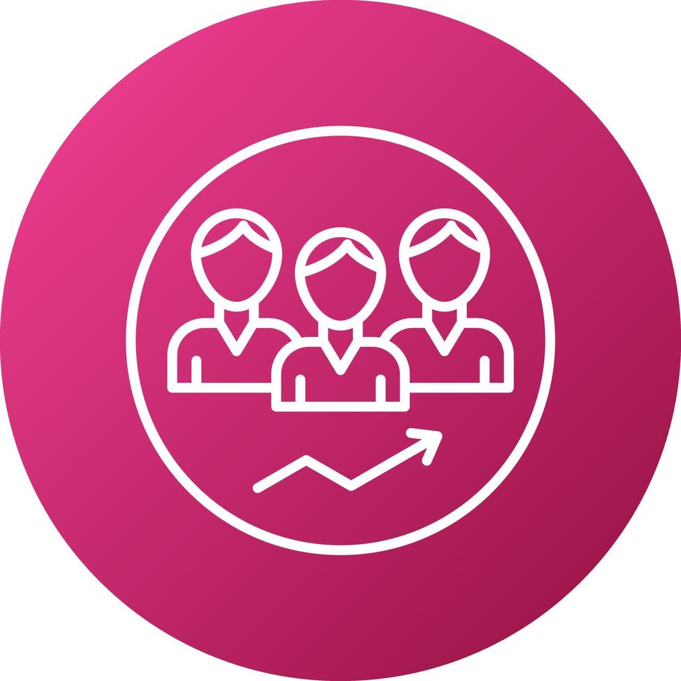 Demographic Icon Style vector