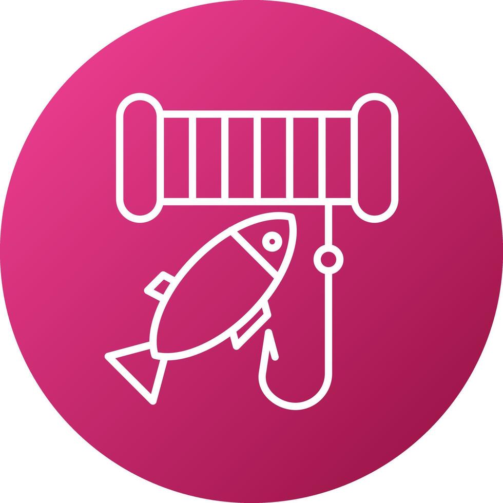 Fishing Icon Style vector