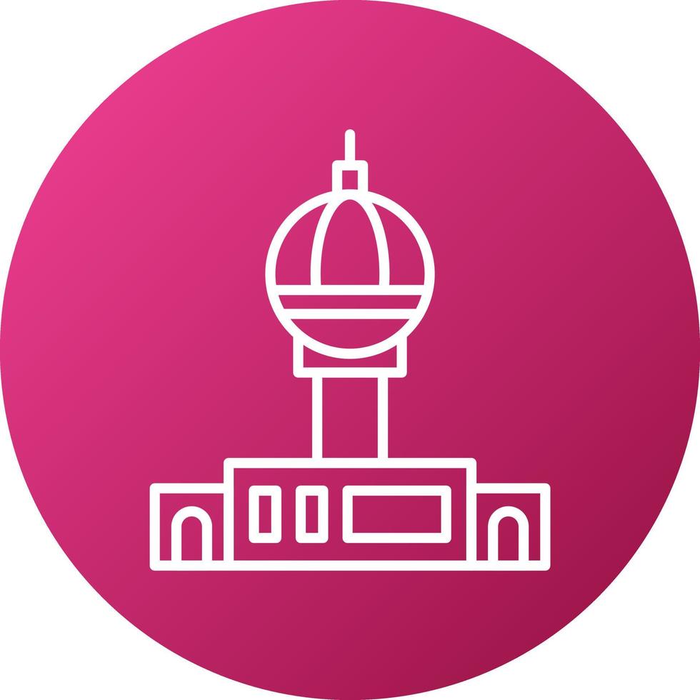 Fernsehturm Berlin Icon Style vector