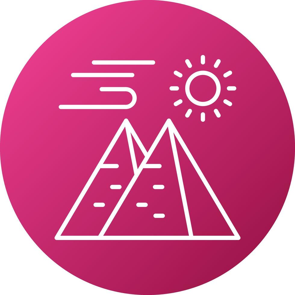 Pyramid Icon Style vector