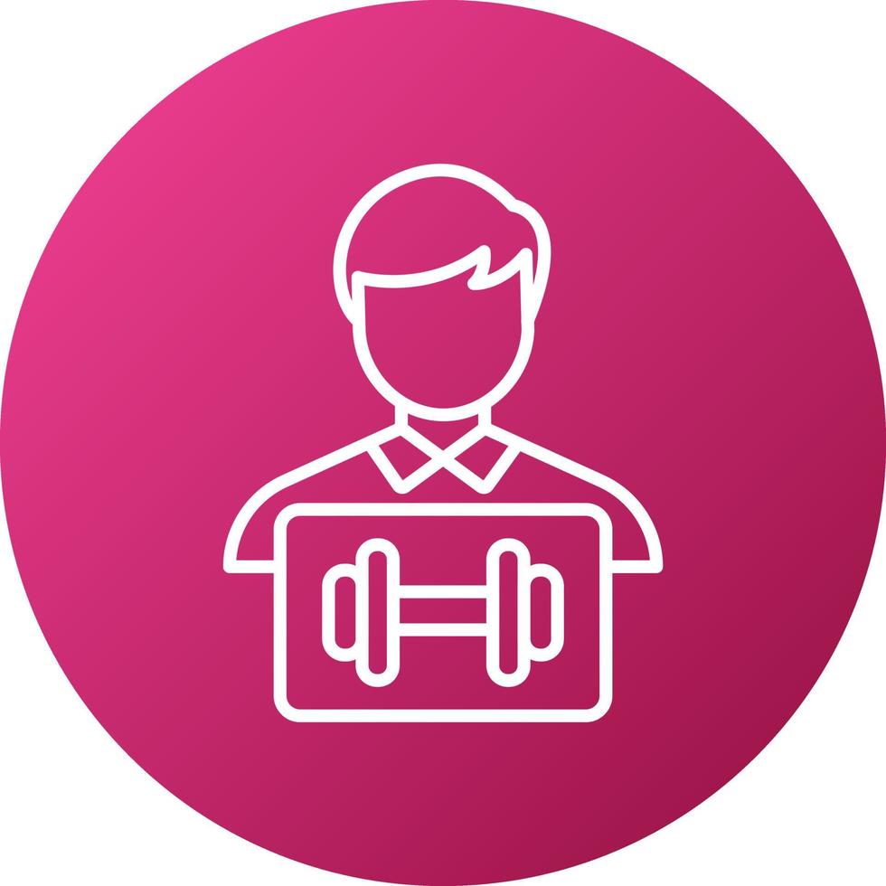 Trainer Icon Style vector