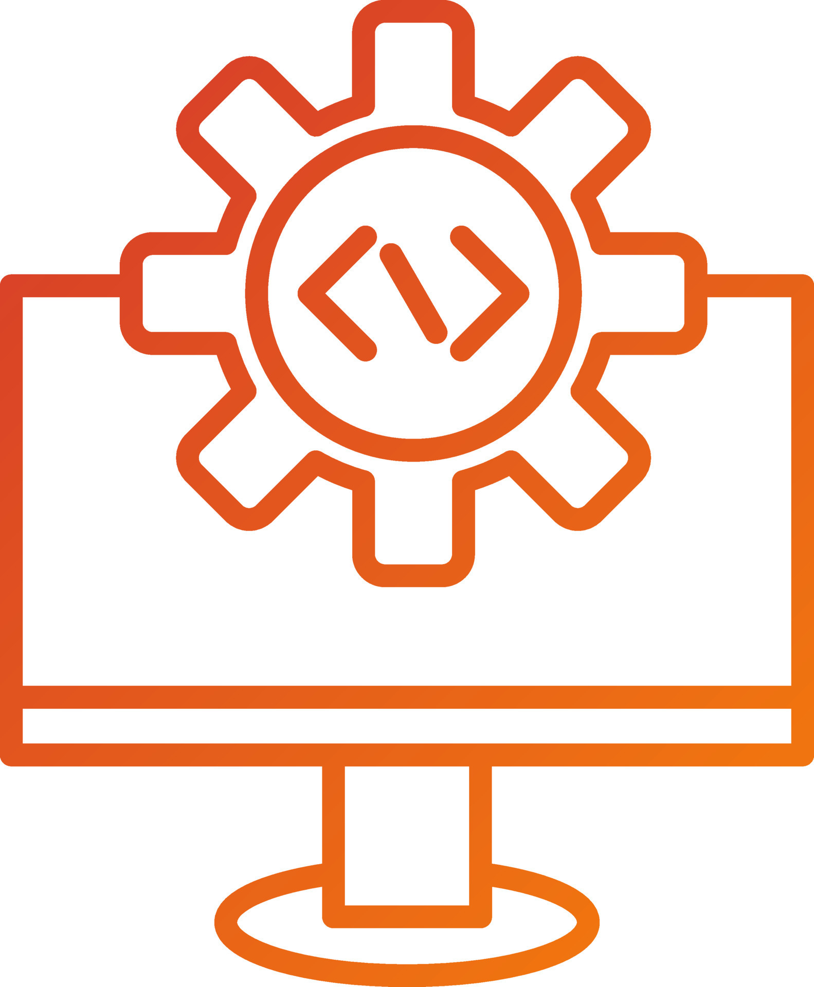 Code Settings Icon Style 21657015 Vector Art at Vecteezy