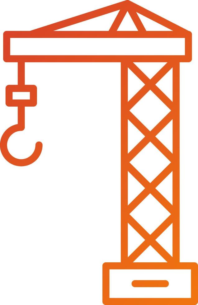 Crane Icon Style vector