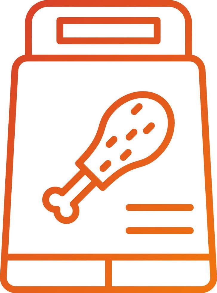 Food Pack Icon Style vector