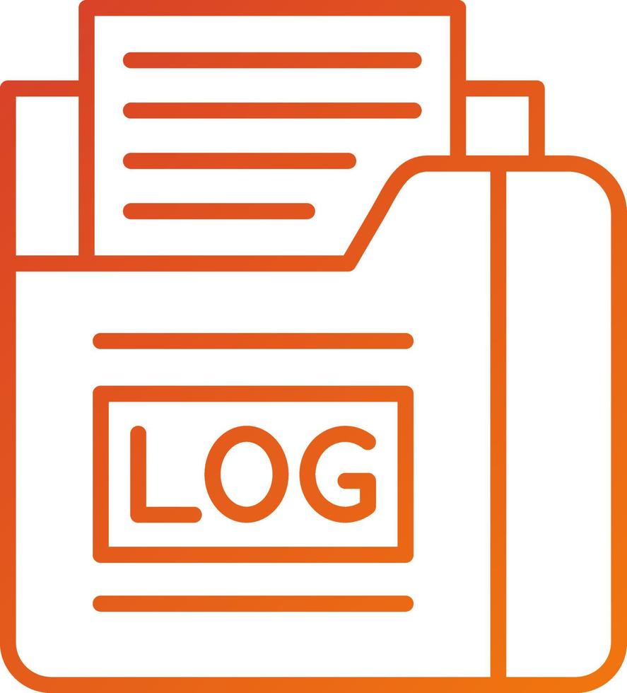 Logs Icon Style vector