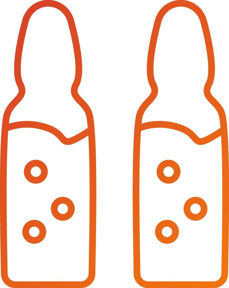 Ampoule Icon Style vector