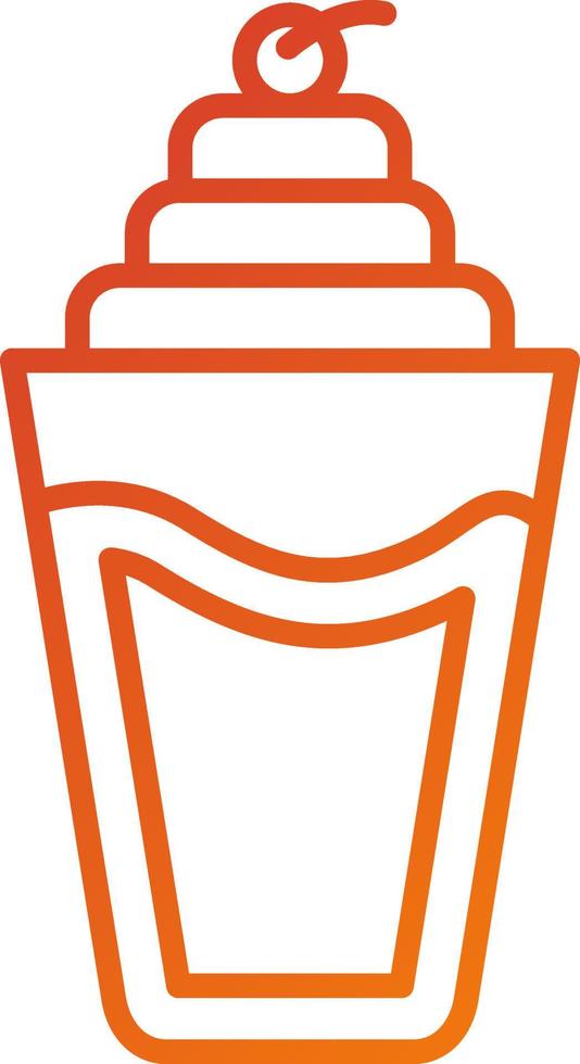 Cream Soda Icon Style vector