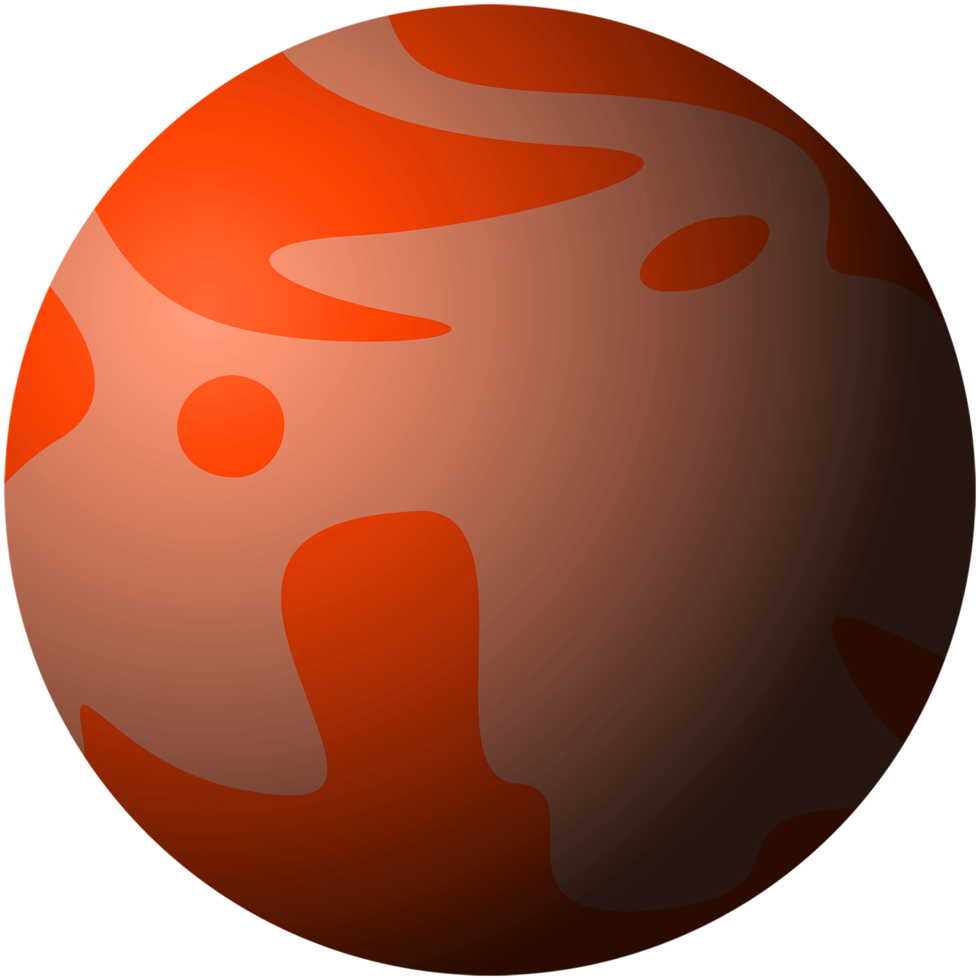 Mars planet space png