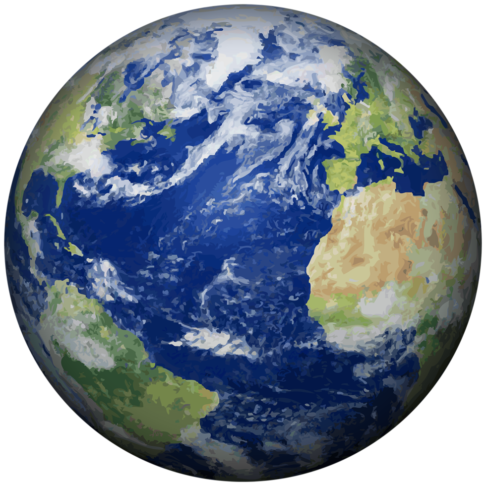 Green Earth Planet png