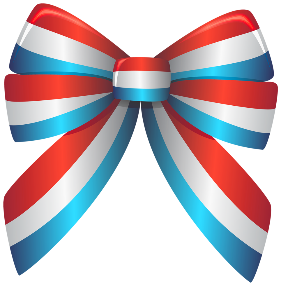 Red White and Blue Ribbon png