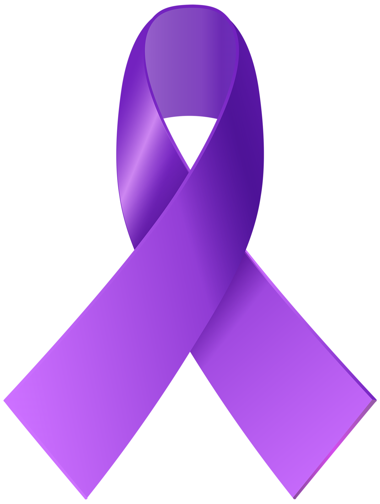 Purple Awareness Ribbon 21657618 PNG